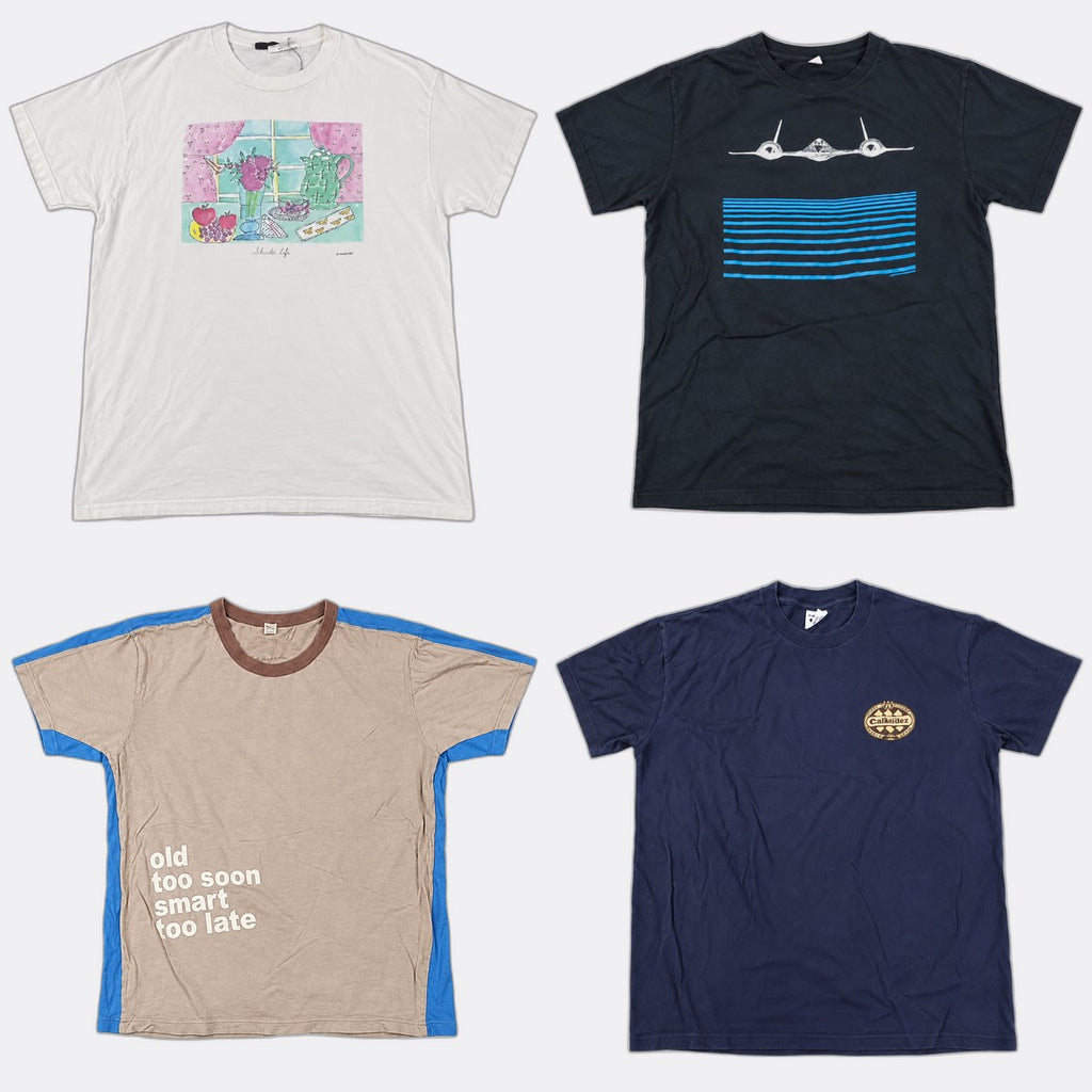 Vintage Single Stitch T-Shirts Bundle in mixed sizes and colours. Grade B/C. 