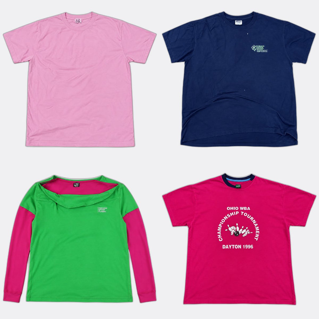 Vintage Single Stitch T-Shirts Bundle in mixed sizes and colours. Grade B/C. 
