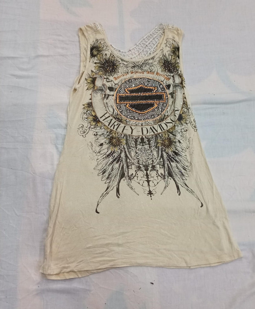 Vintage Harley Baby Tees in mixed sizes and colours. Grade A/B/C. 