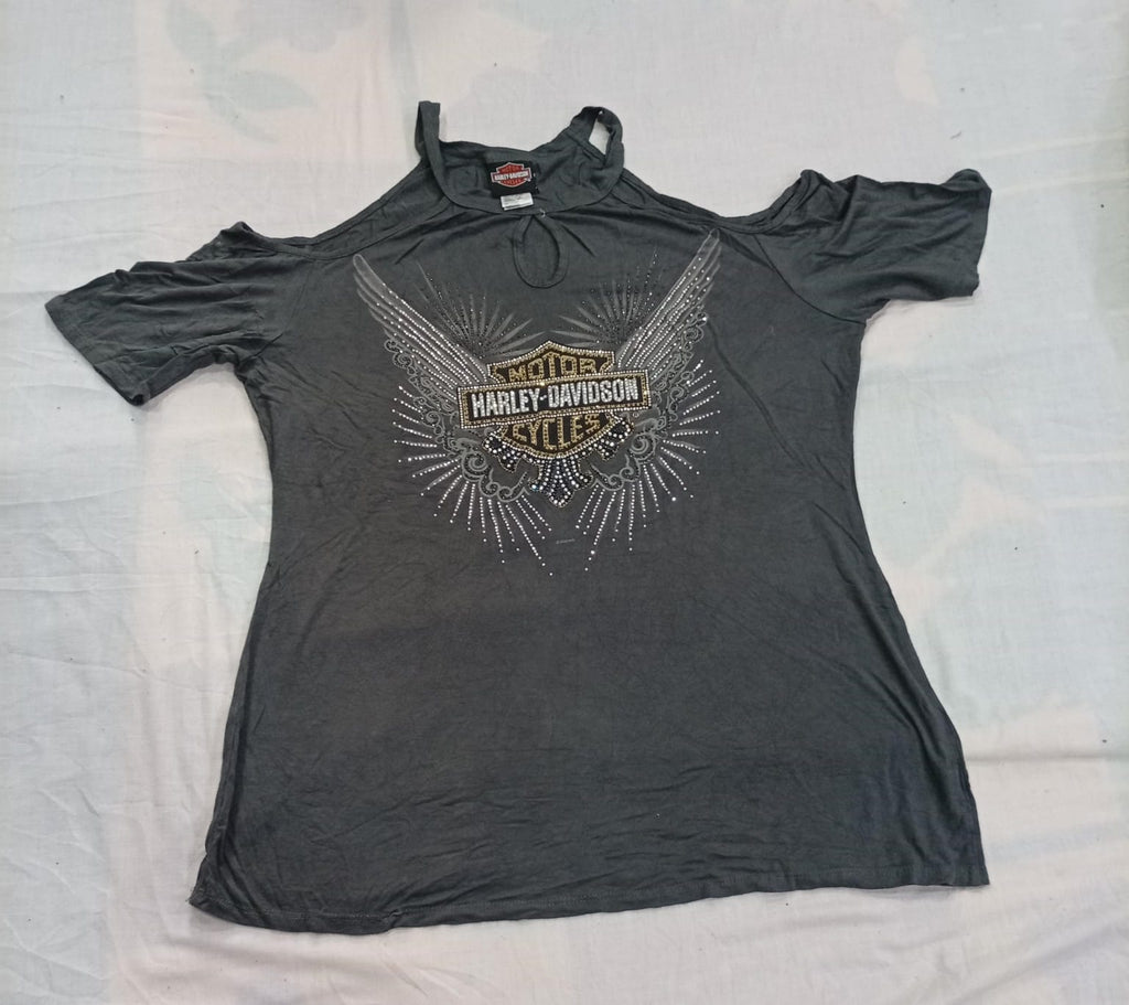 Vintage Harley Baby Tees in mixed sizes and colours. Grade A/B/C. 