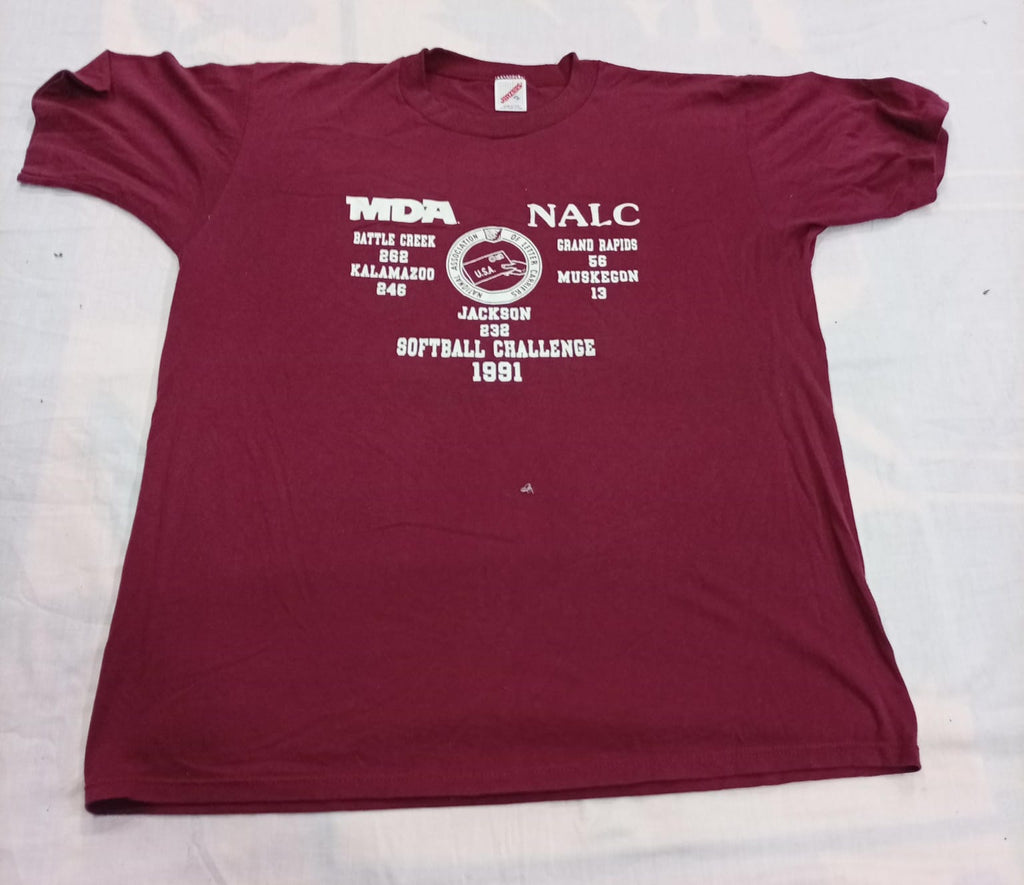 Vintage Single Stitch T-Shirts bundle in mixed sizes and colours. Grade B/C.