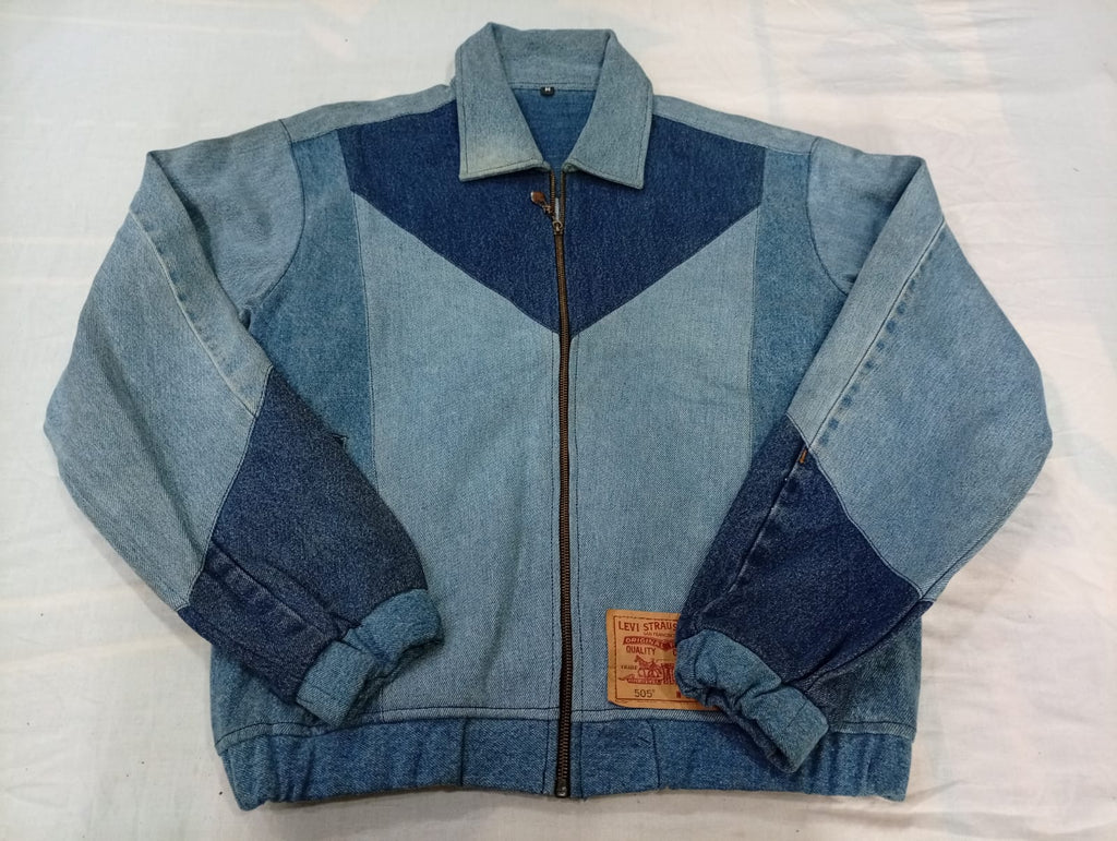 Upcycled Levi's Mixed Style Denim Jackets in mixed sizes and colours, Grade A/B/C.
