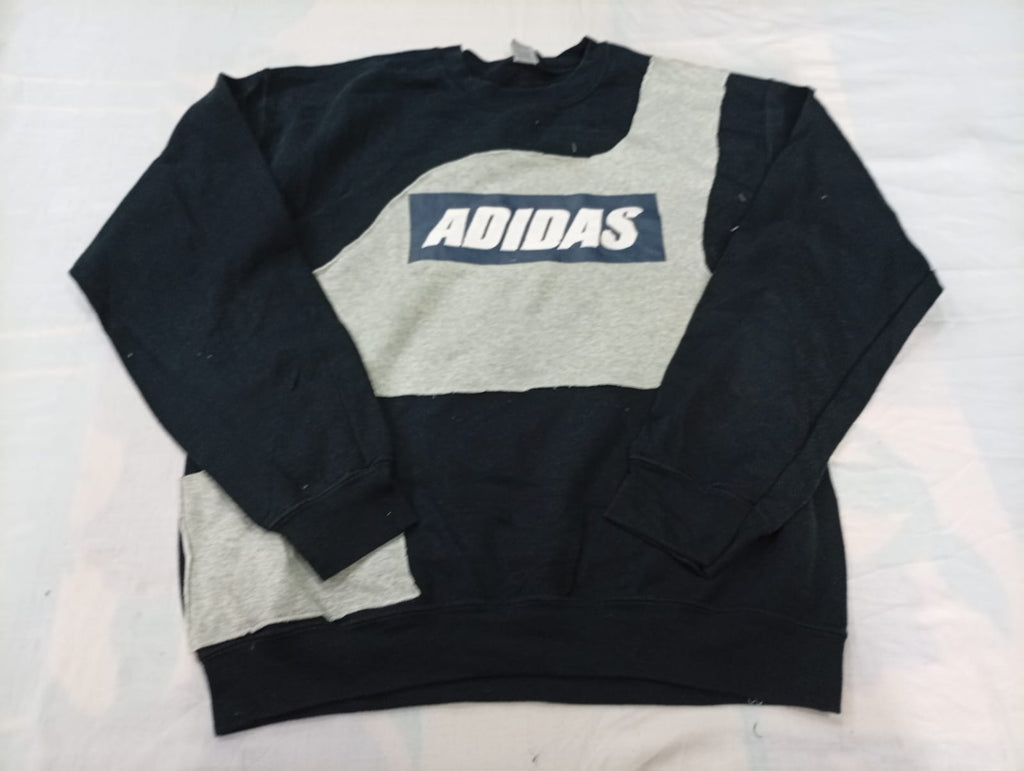 Upcycled Mix Branded Sweatshirts Bundle in mixed sizes and colours. Grade A/B/C. 