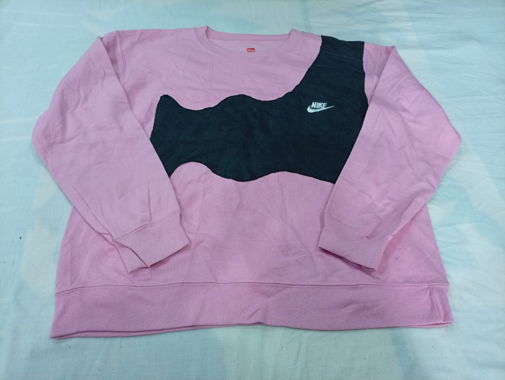 Upcycled Mix Branded Sweatshirts Bundle in mixed sizes and colours. Grade A/B/C. 