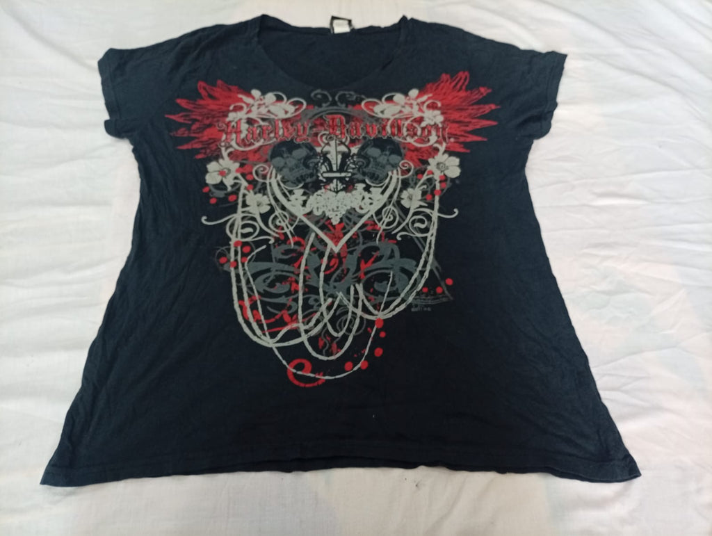 Vintage Harley Baby Tees Bundle in mixed sizes and colours. Grade A/B/C.