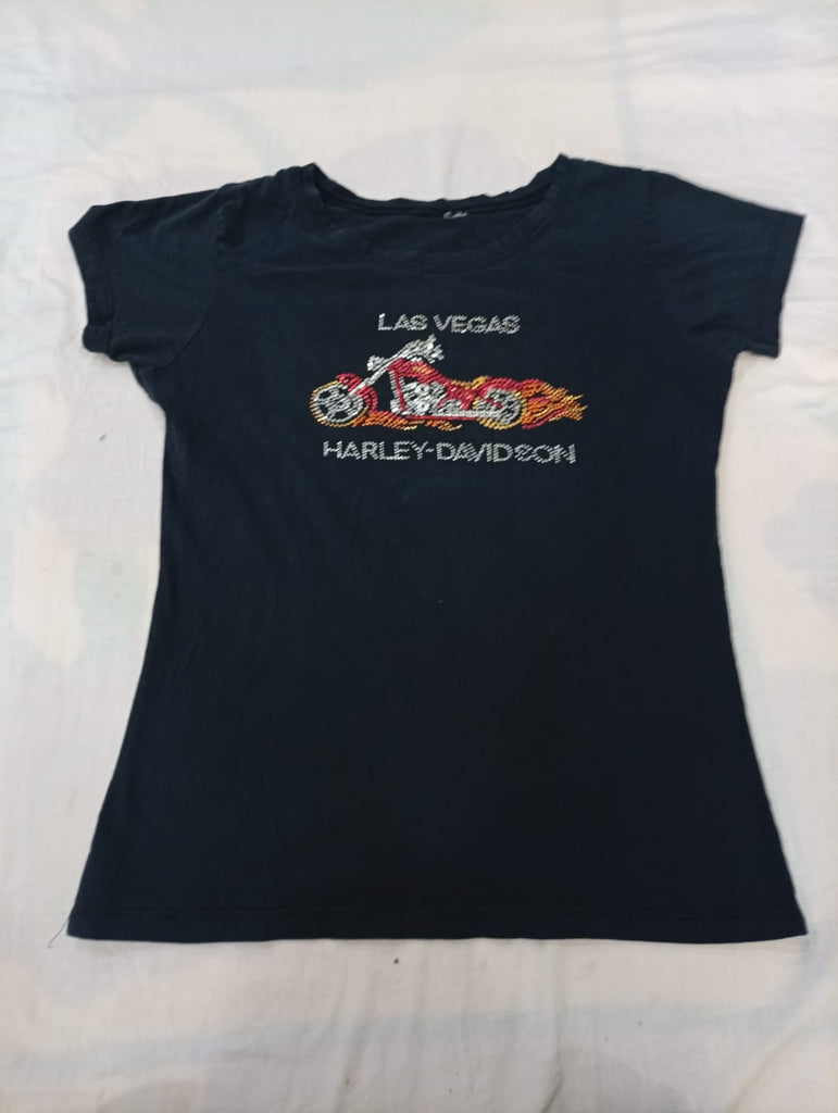 Vintage Harley Baby Tees Bundle in mixed sizes and colours. Grade A/B/C. 