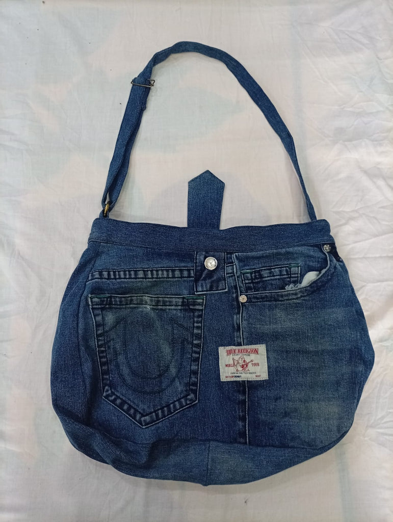 Upcycled True Religion Bags Bundle in mixed sizes and colours. Grade A/B/C. 