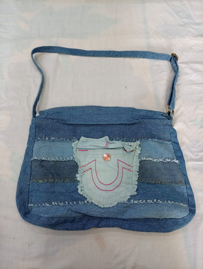 Upcycled True Religion Bags Bundle in mixed sizes and colours. Grade A/B/C. 