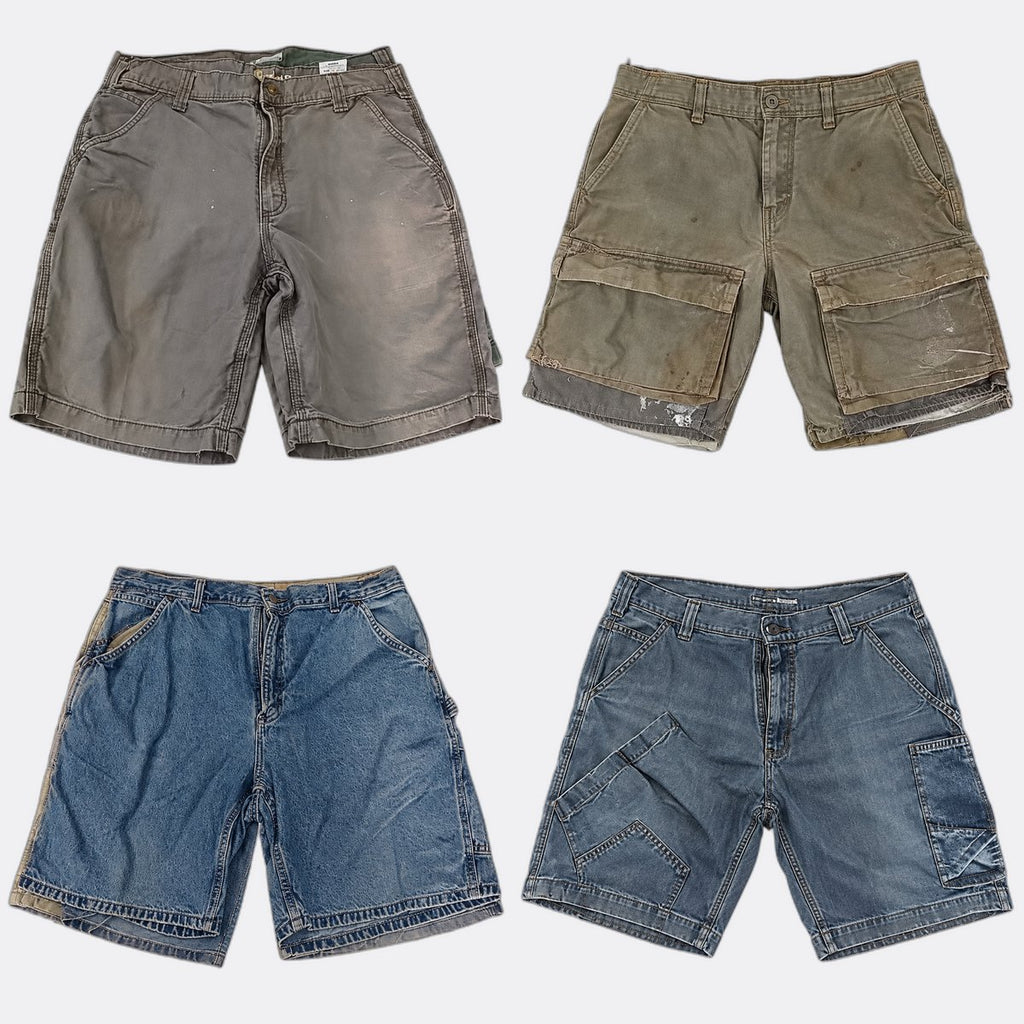 Vintage Carhartt Shorts Bundle in mixed sizes and colours. Grade C.