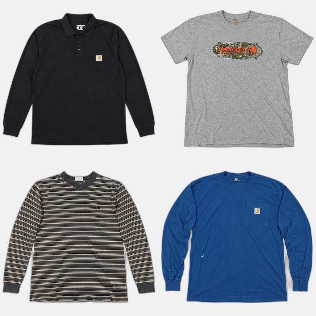 Vintage Carhartt T-Shirts Bundle in mixed sizes and colours. Grade B/C. 