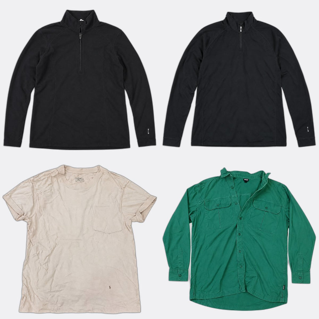Vintage Patagonia T-Shirts Bundle in mixed sizes and colours. Grade A/B/C. 