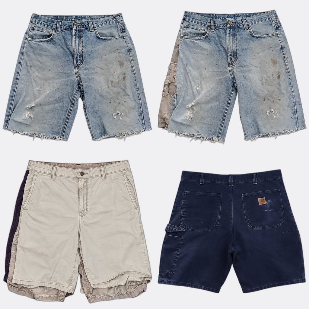 Vintage Carhartt Shorts Bundle in mixed Sizes and Colours, Grade C