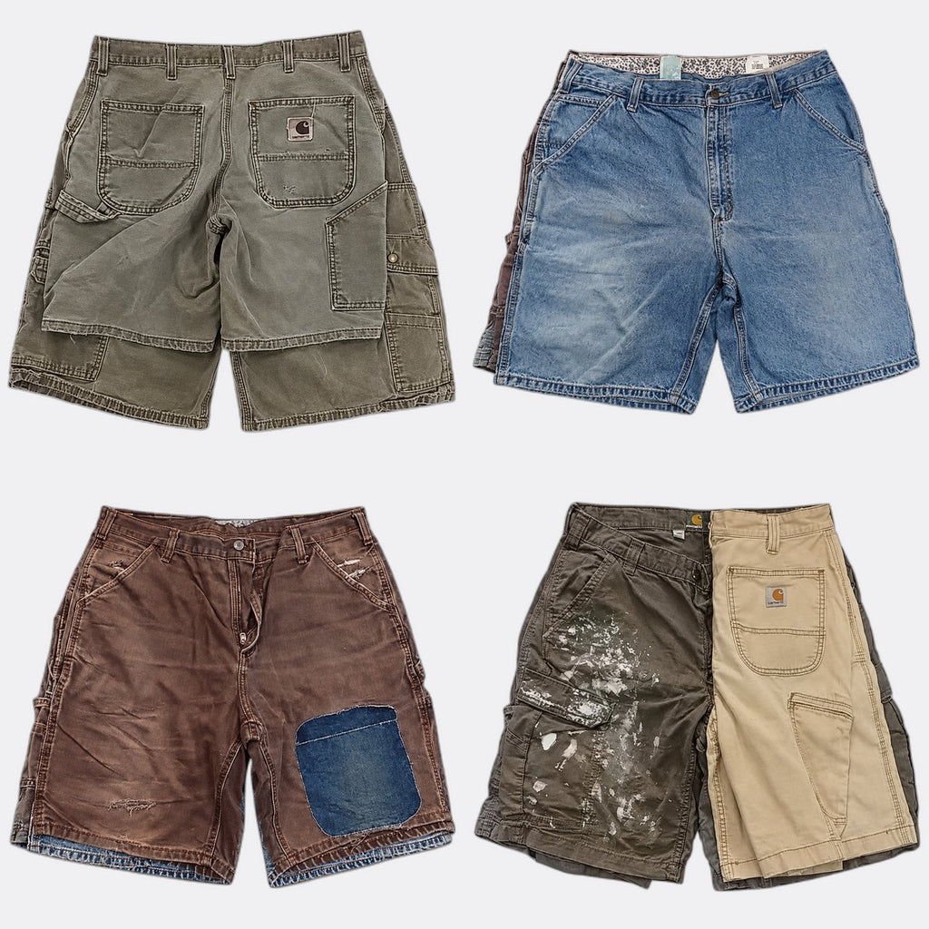 Vintage Carhartt Shorts Bundle in mixed sizes and colours, Grade C