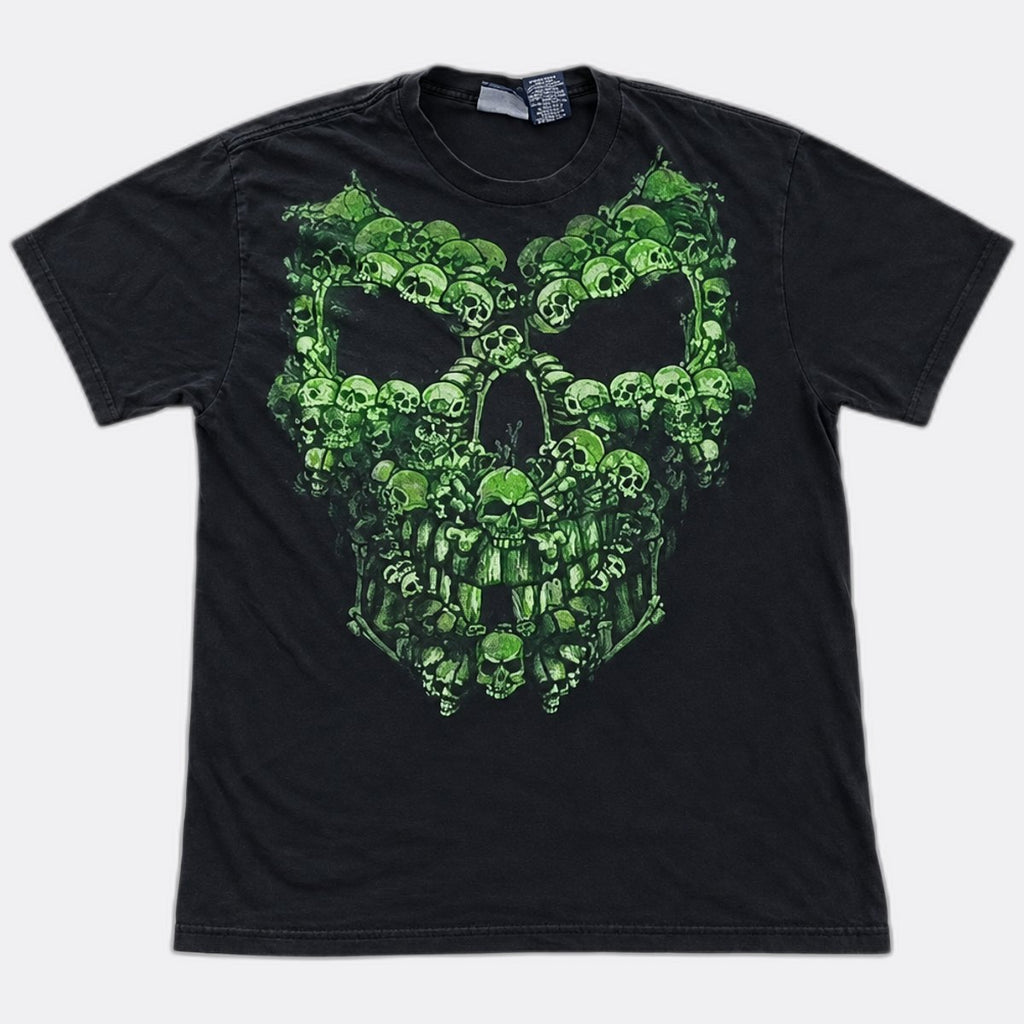 Vintage Skull T-Shirts Bundle in  mixed sizes and colours, Grade B/C.