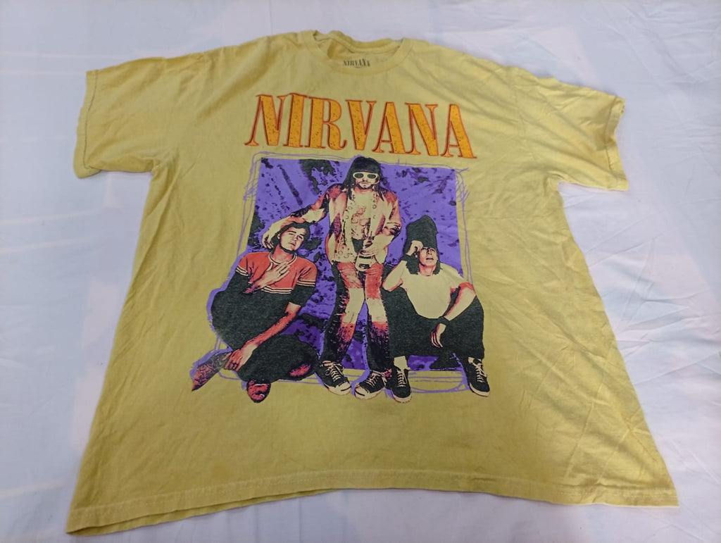 Vintage Music T-Shirts Bundle in mixed sizes and colours. Grade B/C. 