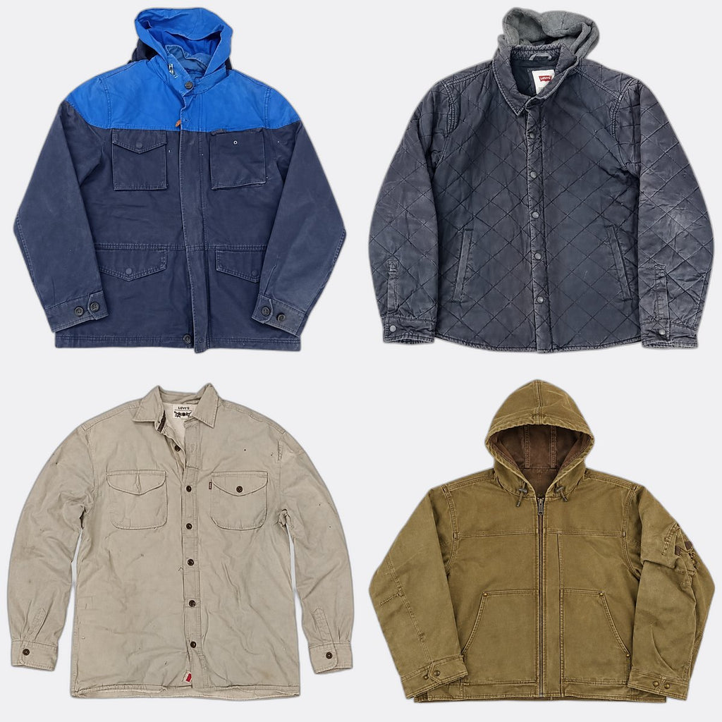 Vintage Levi's Jackets Bundle in mixed sizes and colours. Grade B/C.