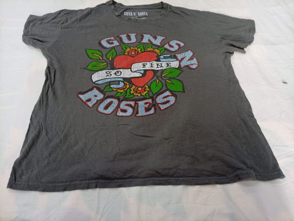 Vintage Music T-Shirts Bundle in mixed sizes and colours. Grade B/C.