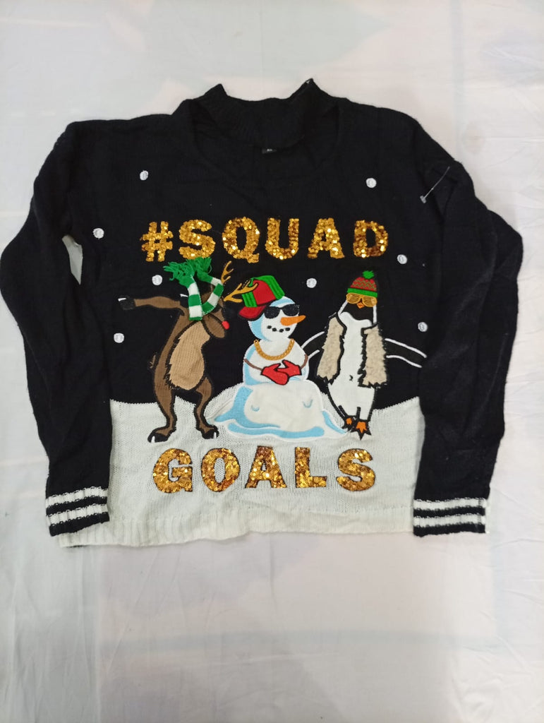 Christmas Sweaters Bundle in mixed sizes and colours. Grade A/B/C. 