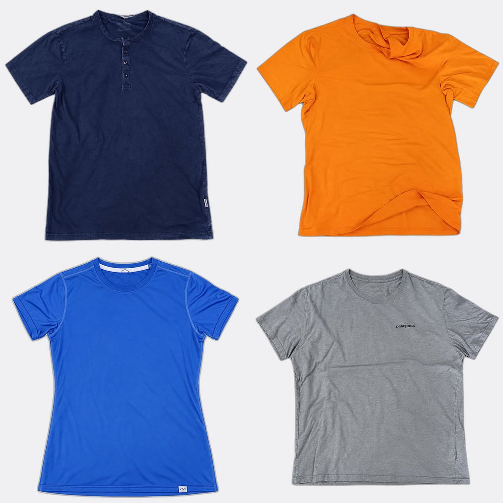 Vintage Patagonia T-Shirts Bundle in  mixed sizes and colours, Grade A/B/C.