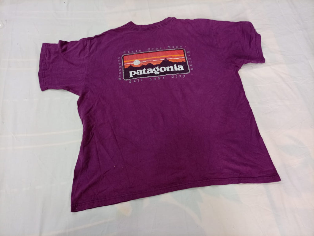 Vintage Patagonia T-Shirts Bundle in mixed sizes and colours. Grade A/B/C. 