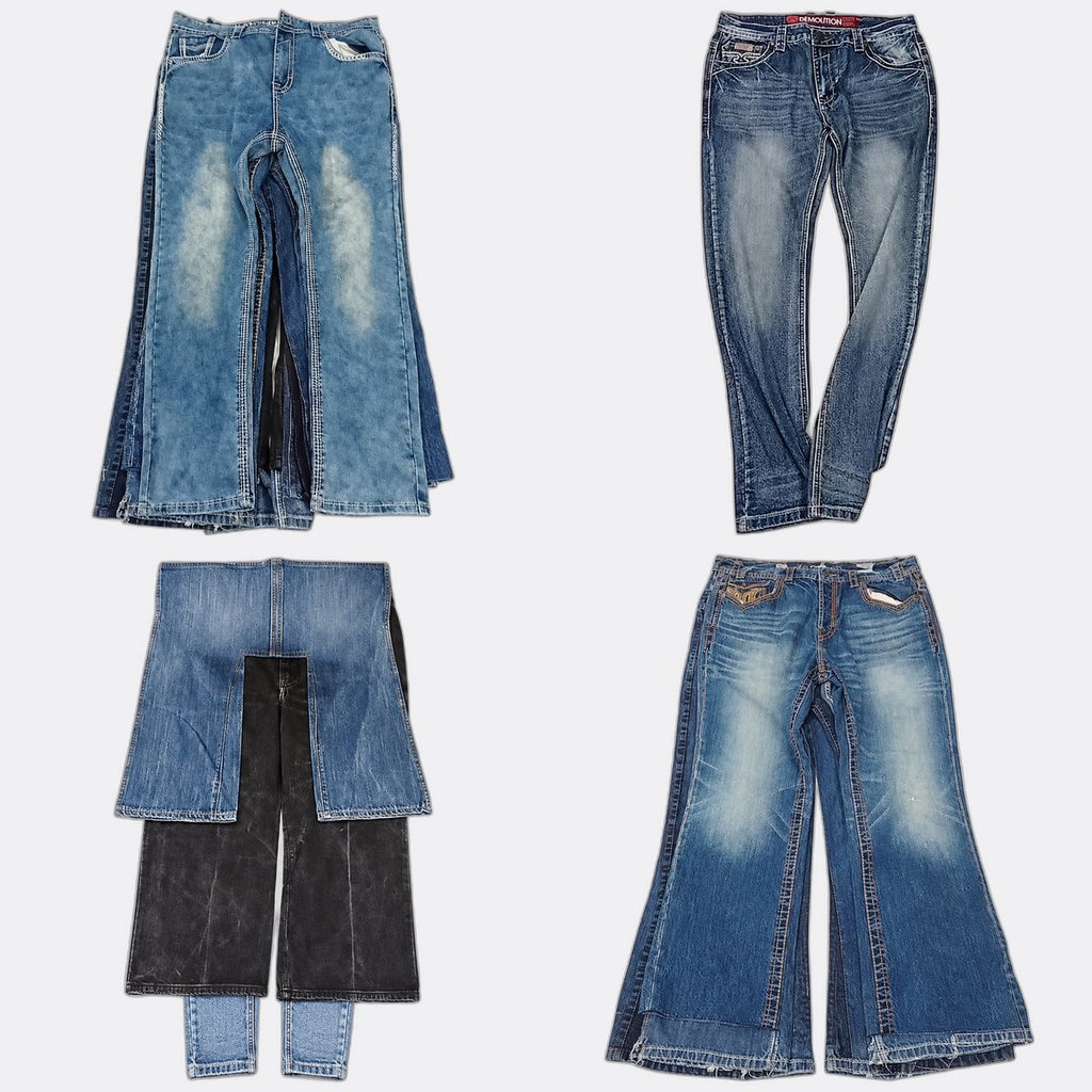 Vintage Designer Men Jeans Bundle in  mixed sizes and colours, Grade A/B/C.
