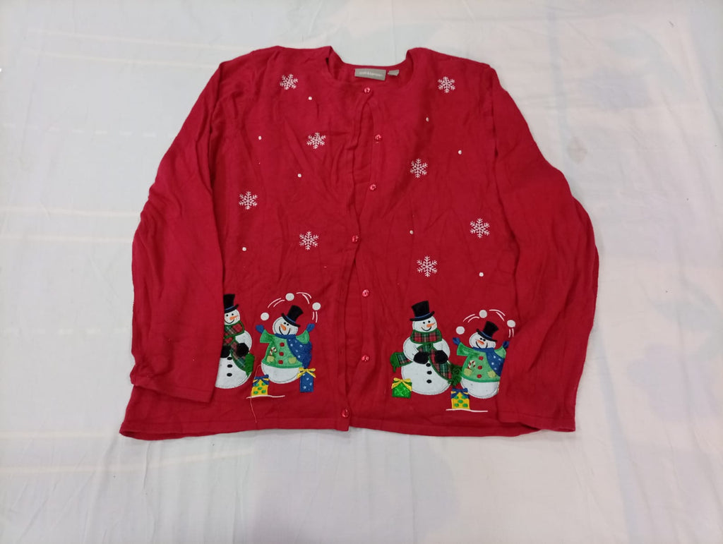 Christmas Sweaters Bundle in mixed sizes and colours. Grade A/B/C.