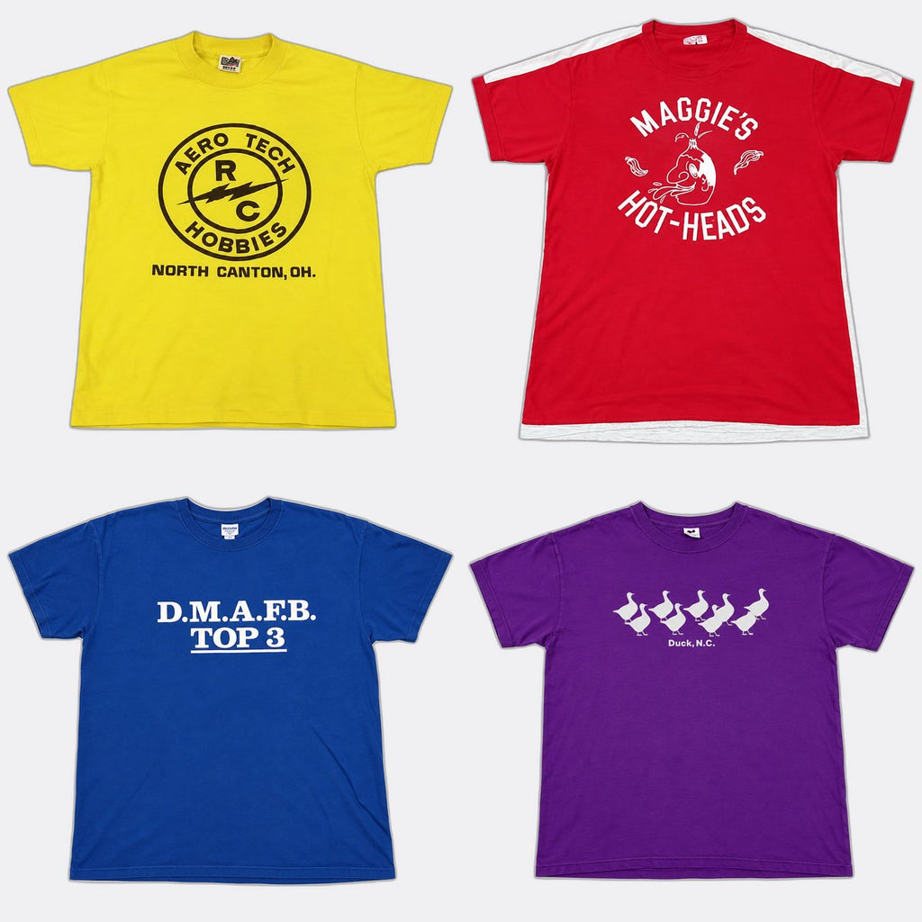 Vintage Single Stitch T-Shirts Bundle in mixed sizes and colours. Grade A/B/C. 