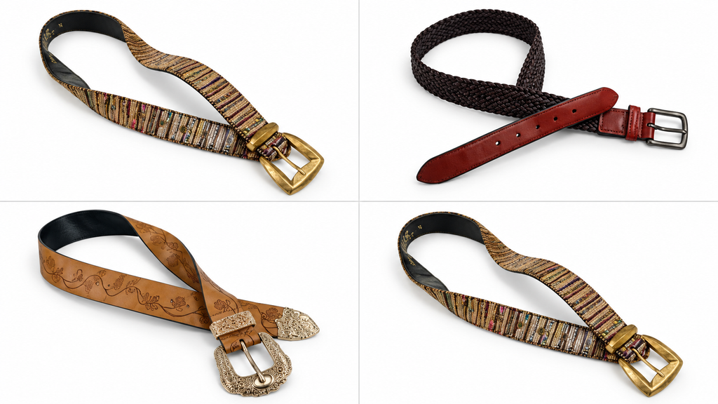 Y2K Belts Bundle in  mixed sizes and colours, Grade A/B/C.