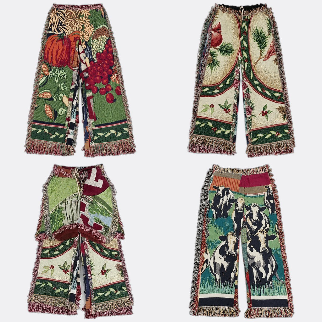  Upcycled Darri Trousers Bundle in  mixed sizes and colours, Grade A/B/C.