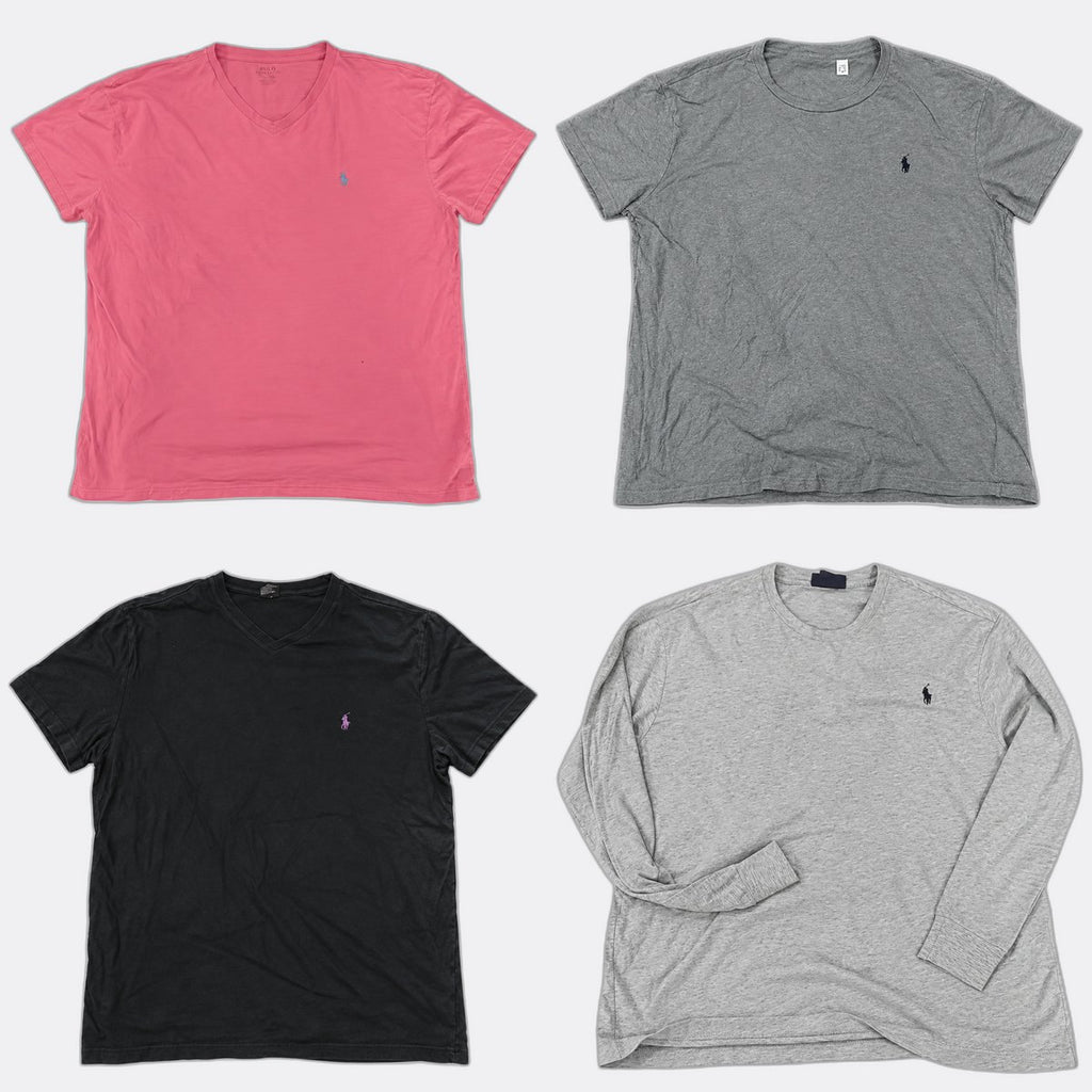 Vintage Polo T-Shirts Bundle in  mixed sizes and colours, Grade B/C.