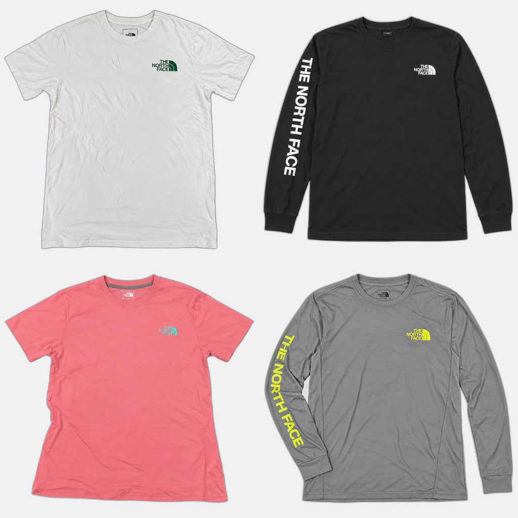 Vintage The North Face T-Shirts Bundle in  mixed sizes and colours, Grade A/B/C.