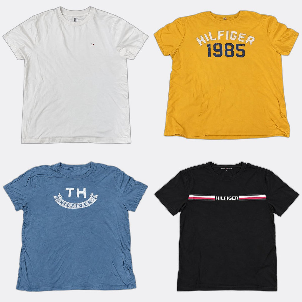 Vintage Tommy Hilfiger T-Shirts Bundle in  mixed sizes and colours, Grade A/B/C.