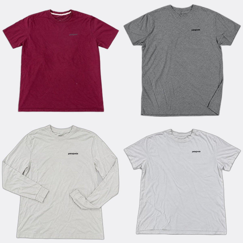Vintage Patagonia T-Shirts Bundle in  mixed sizes and colours, Grade A/B/C.