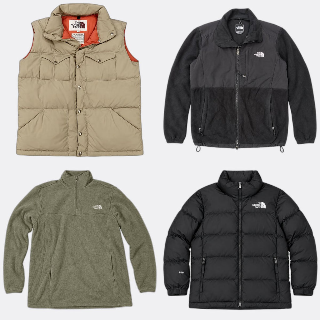 Vintage The North Face Jackets Bundle in mixed sizes and colours. Grade A/B.