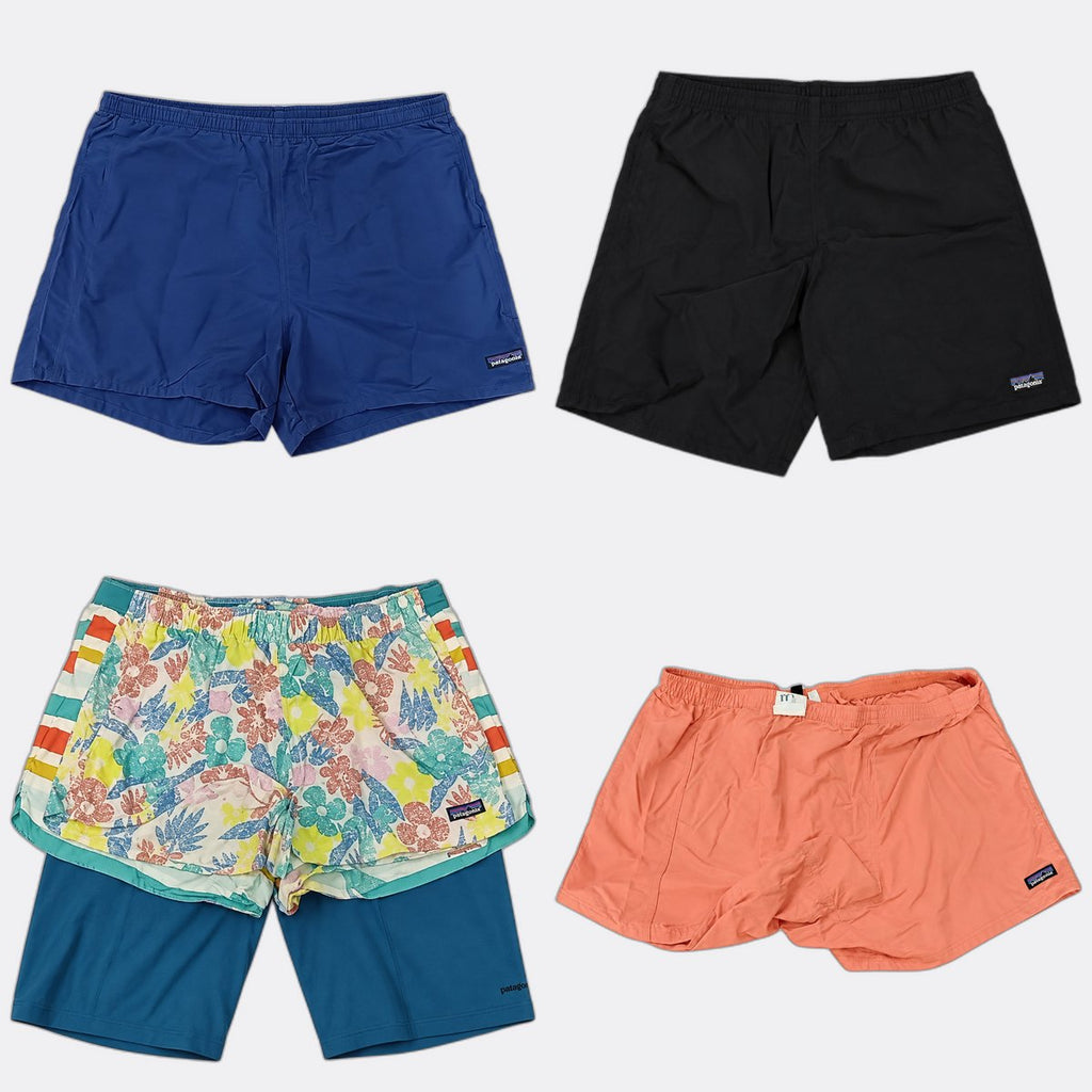 Vintage Patagonia Shorts Bundle in mixed sizes and colours. Grade A/B/C.
