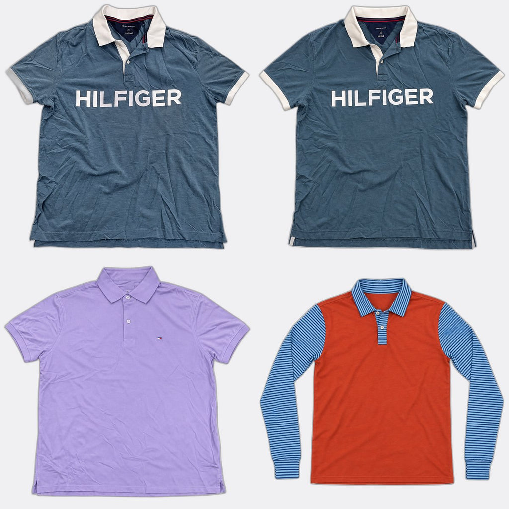 Vintage Tommy Hilfiger T-Shirts Bundle in mixed sizes and colours. Grade B/C.