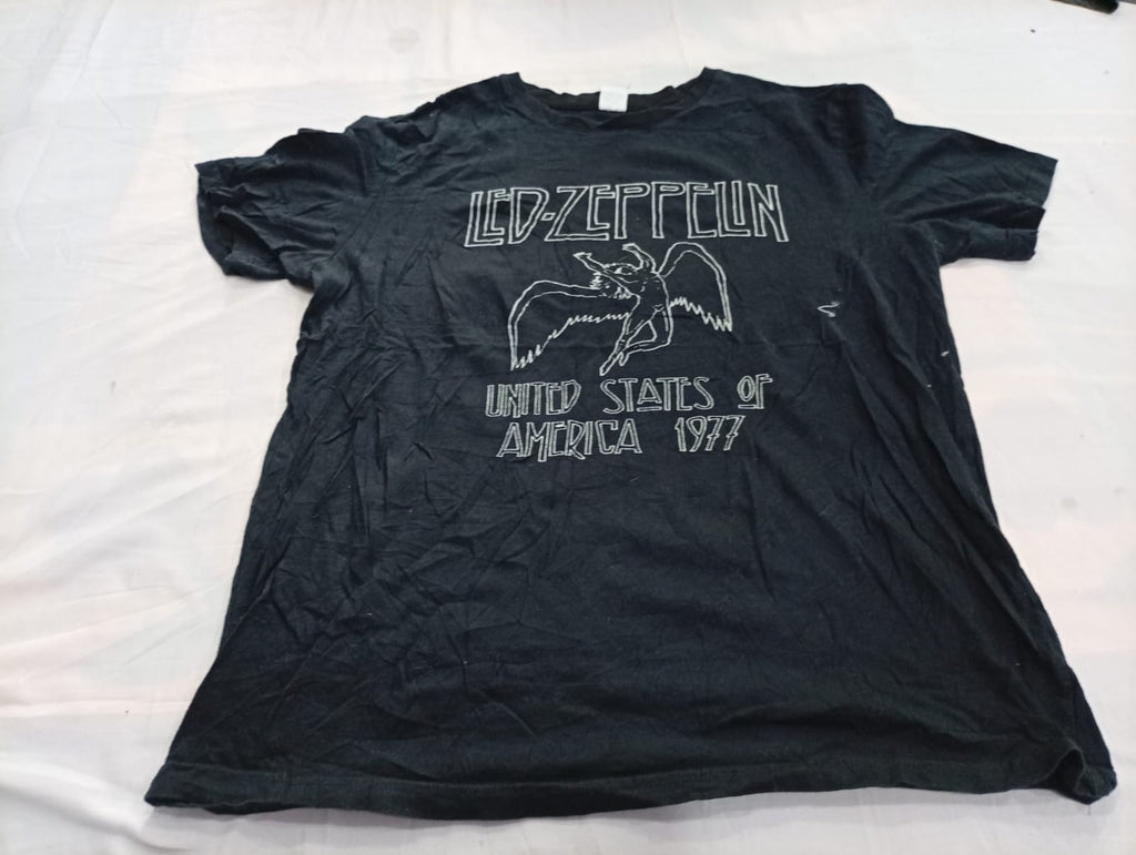 Vintage Music T-Shirts Bundle in mixed sizes and colours. Grade B/C.