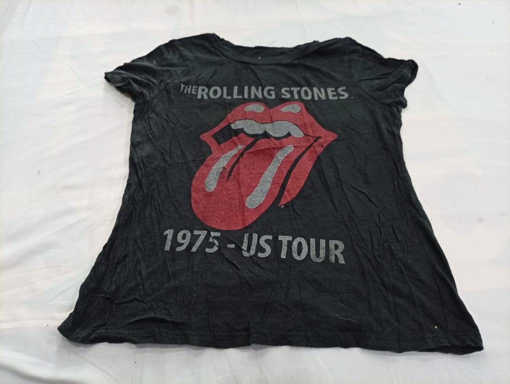 Vintage Music T-Shirts Bundle in mixed sizes and colours. Grade B/C.
