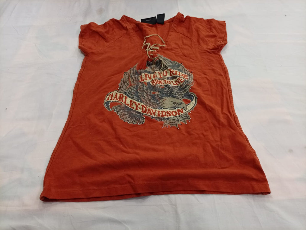 Vintage Harley Baby Tees Bundle in mixed sizes and colours. Grade A/B/C.