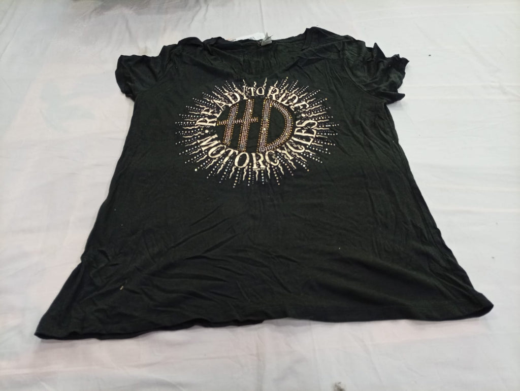Vintage Harley Baby Tees Bundle in mixed sizes and colours. Grade A/B/C.
