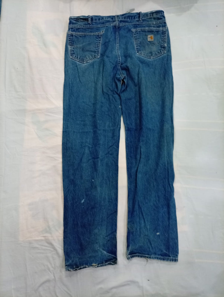 Vintage Carhartt Men Jeans Bundle in mixed sizes and colours. Grade C.