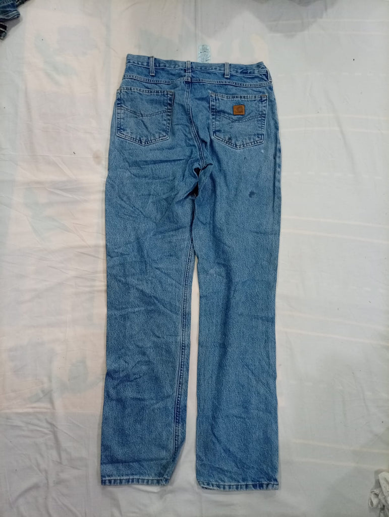 Vintage Carhartt Men Jeans Bundle in mixed sizes and colours. Grade C.