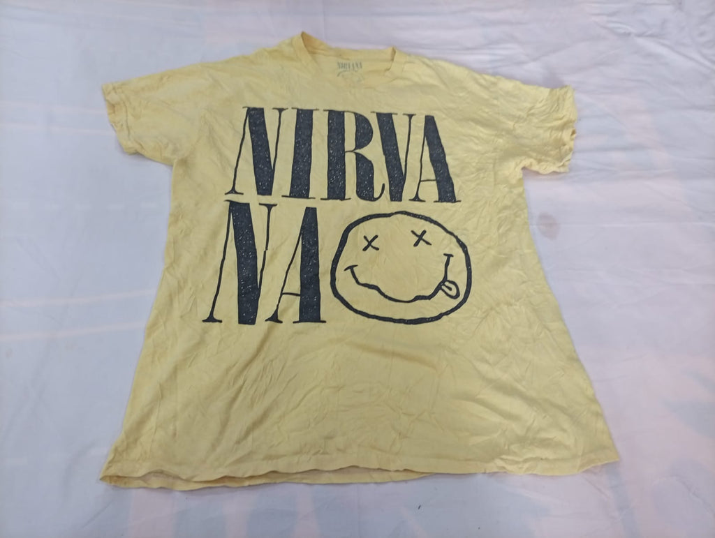 Vintage Music T-Shirts Bundle in mixed sizes and colours. Grade B/C.