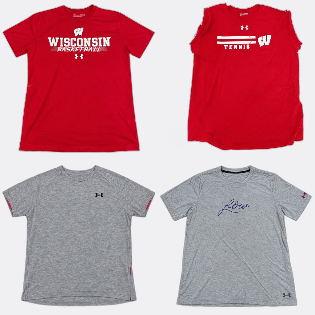  Under Armour T-Shirts Bundle in mixed sizes and colours. Grade A/B/C.