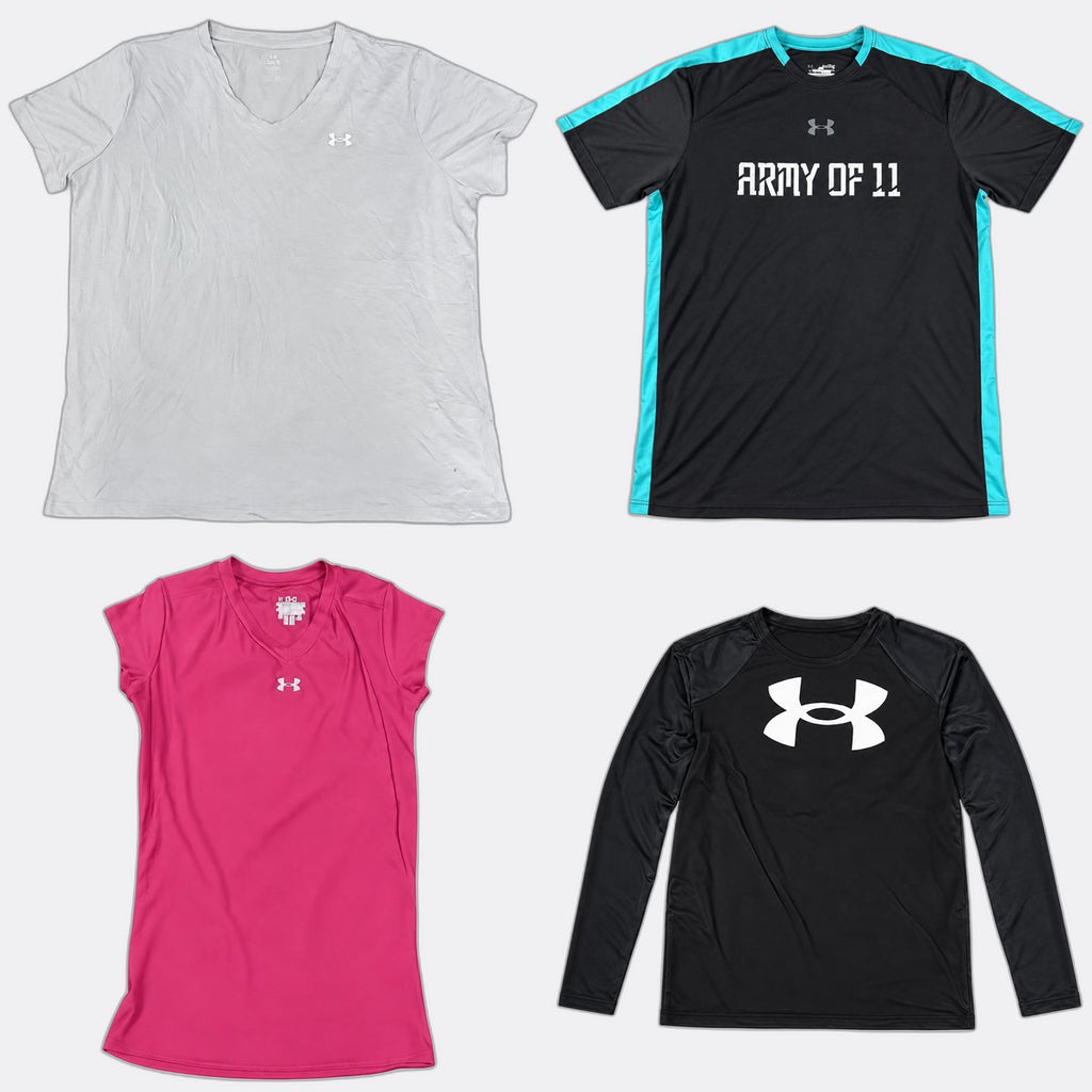 Under Armour Sports T-Shirts Bundle in mixed sizes and colours. Grade A/B/C.