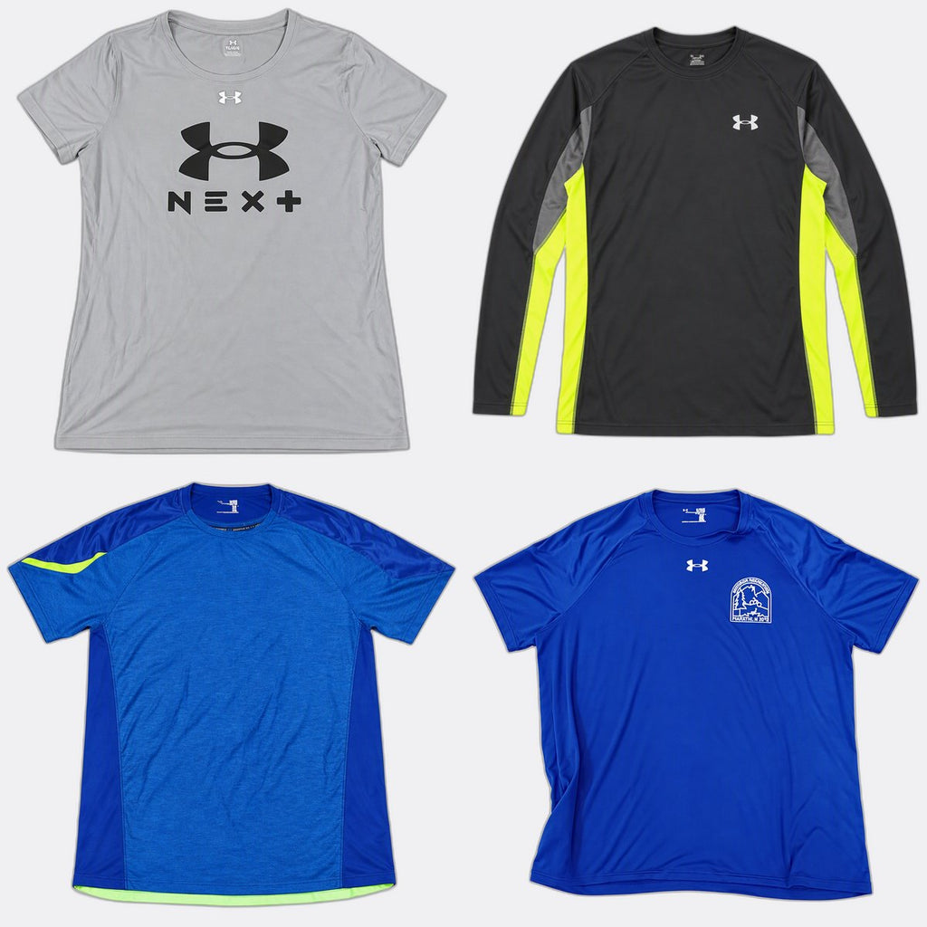  Under Armour Sports T-Shirts Bundle in mixed sizes and colours. Grade A/B/C.