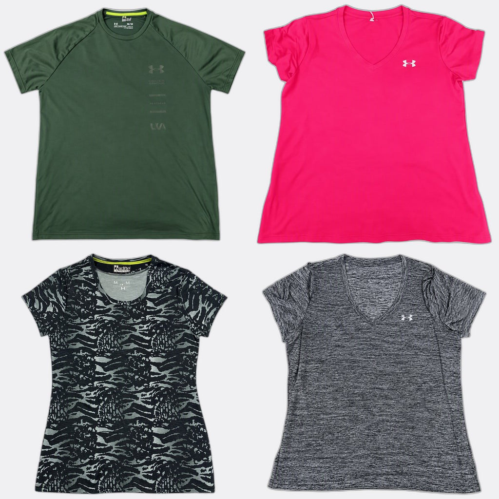 Under Armour Sports T-Shirts Bundle in mixed sizes and colours. Grade A/B/C.