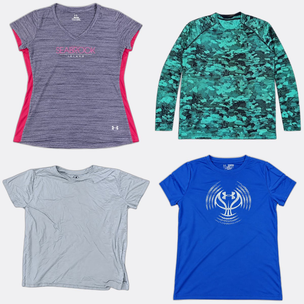 Under Armour Sports T-Shirts Bundle in mixed sizes and colours. Grade A/B/C.