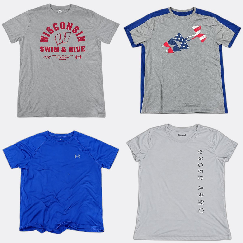 Under Armour T-Shirts Bundle in mixed sizes and colours. Grade A/B/C.