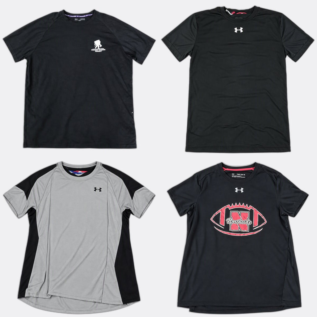  Under Armour Sports T-Shirts Bundle in mixed sizes and colours. Grade A/B/C.